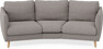 Madison - 3-sits soffa svängd, 70 cm - Grå