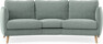 Madison - 3-sits soffa svängd, 70 cm - Turkos