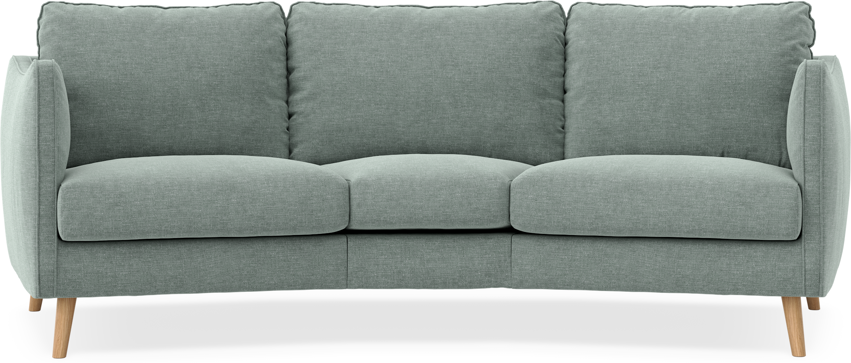 Madison - 3-sits soffa svängd, 70 cm - Turkos