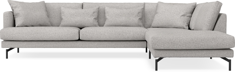 Harper - 3-sits soffa med divan höger - Vit