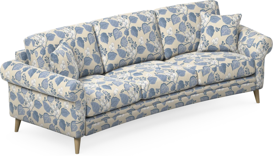 Eden - 3-sits soffa svängd - Flerfärgad