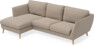 Madison Lux - 2-sits soffa med schäslong vänster - Beige