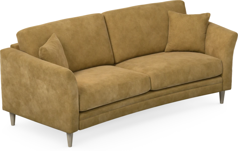 Eden - 2,5-sits soffa svängd - Gul