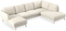 Madison Lux - 2-sits soffa med schäslong vänster och divan höger - Vit