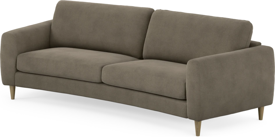 Bridge - 3-sits soffa svängd - Beige