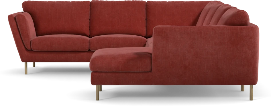 Madison Lux - Hörnsoffa med schäslong höger - Rosa