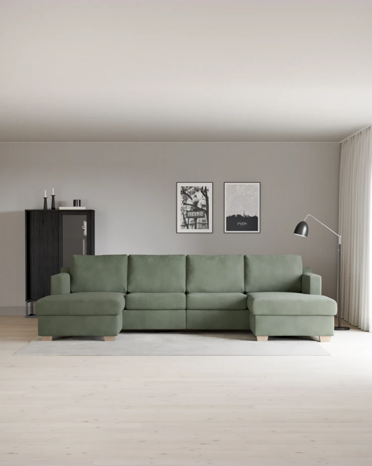 Friday - 2-sits soffa med två schäslonger - inspiration