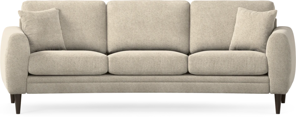 Eden - 3-sits soffa svängd - Beige
