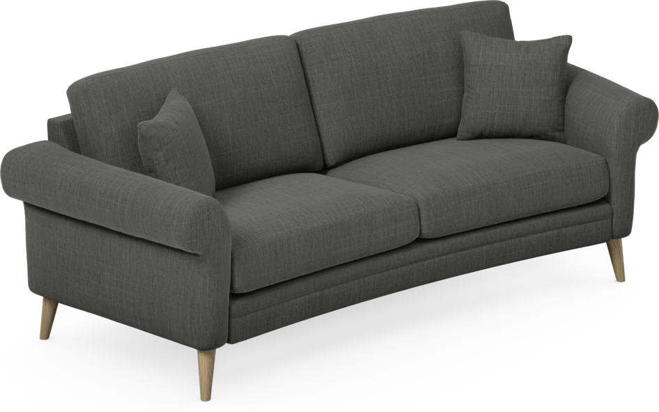 Eden - 2,5-sits soffa svängd - Grå