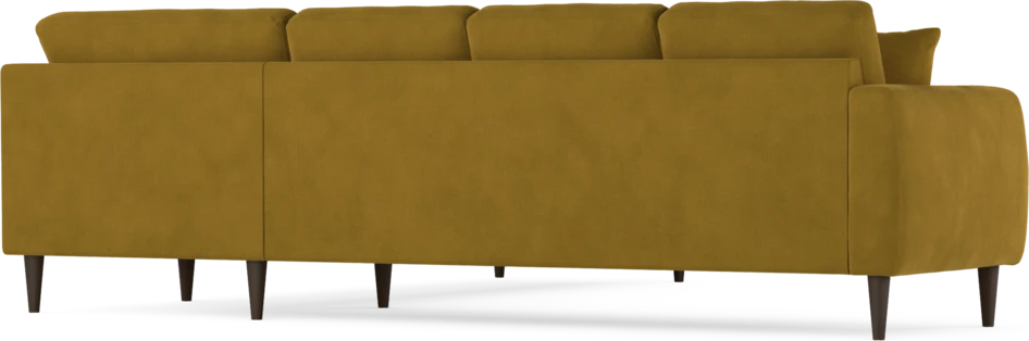 Eden - Hörnsoffa, 3+3-sits - Gul
