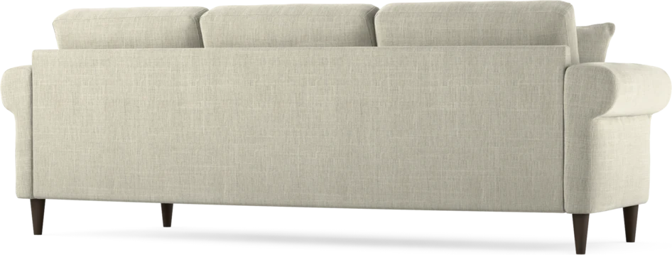 Eden - 3-sits soffa svängd - Beige