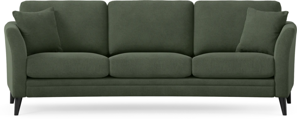Eden - 3-sits soffa svängd - Grön