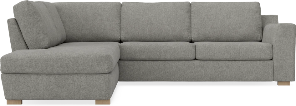 Friday - 2,5-sits soffa med divan vänster - Grå