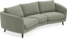 Madison - 3-sits soffa svängd, 70 cm - Grön