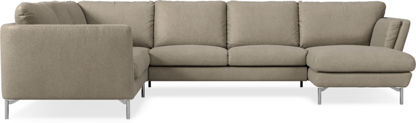 Madison Lux - Hörnsoffa med schäslong höger - Beige