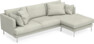 Harper - 4-sits med schäslong höger  - Beige