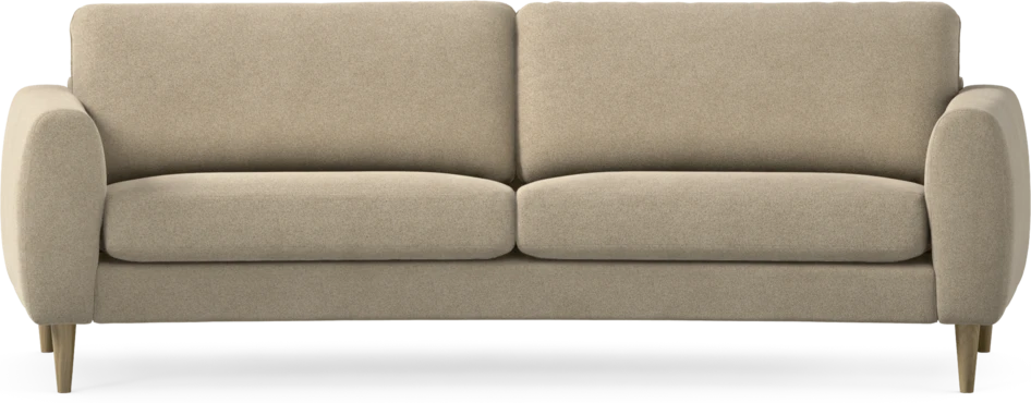 Bridge - 3-sits soffa svängd - Beige