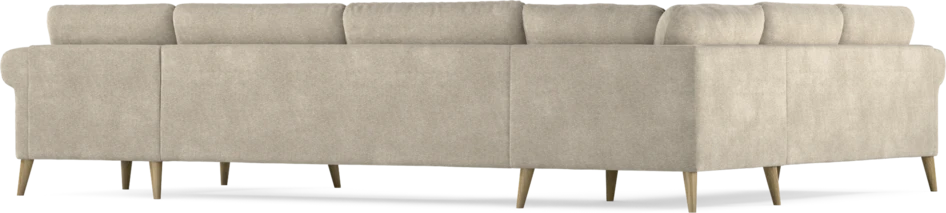 Bridge - Hörnsoffa, 2+3-sits med schäslong höger - Beige
