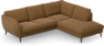 Madison - 2-sits soffa med divan höger - Brun