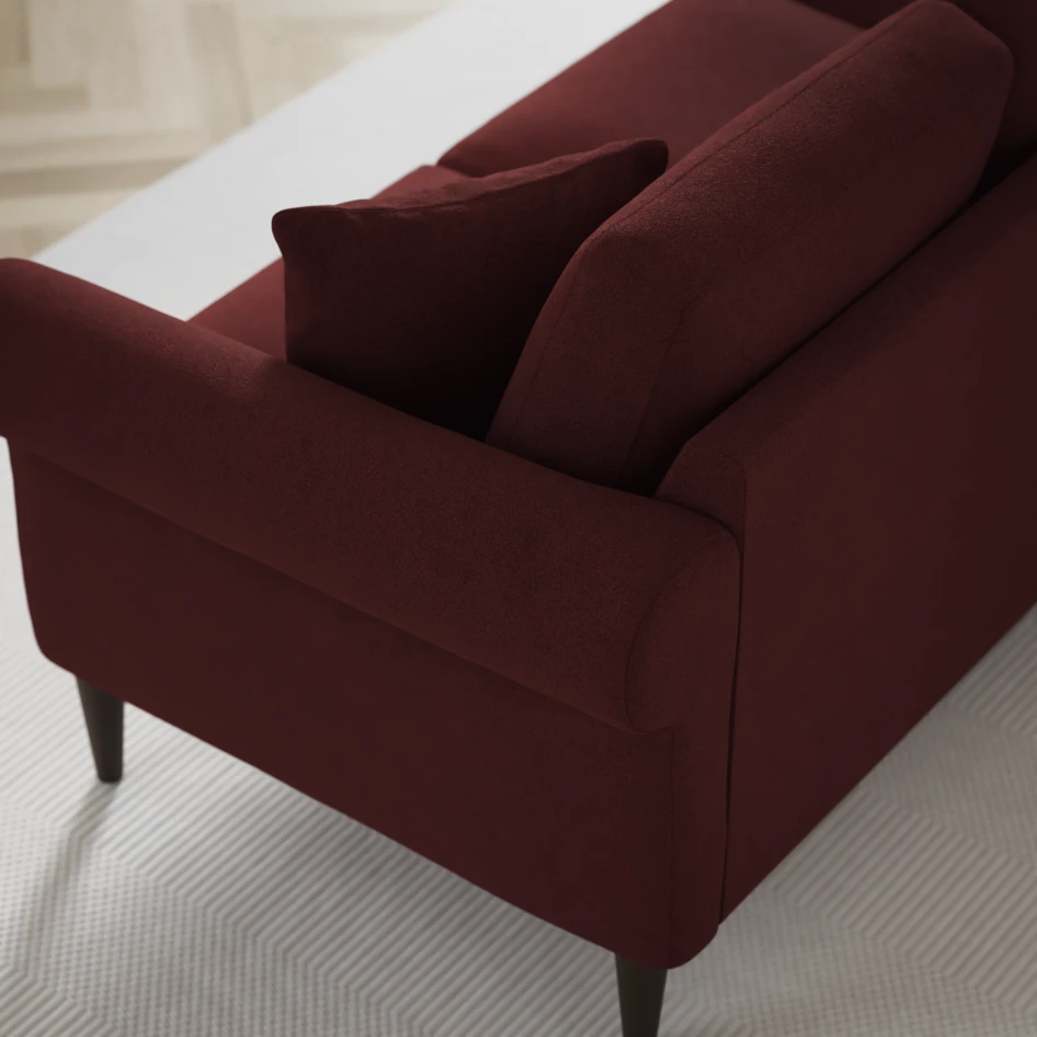 Eden - 2,5-sits soffa - Röd