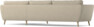 Madison Lux - 3-sits soffa med schäslong höger - Beige