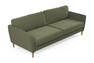 County - Bäddsoffa 3-sits - Grön