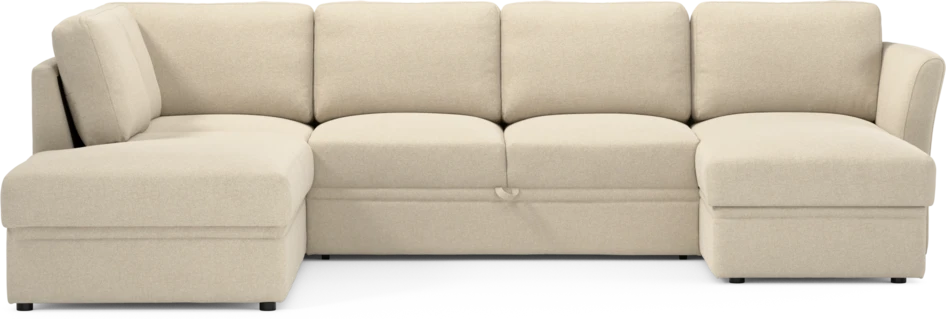 Öland - Bäddsoffa med divan vänster och schäslong höger - Beige
