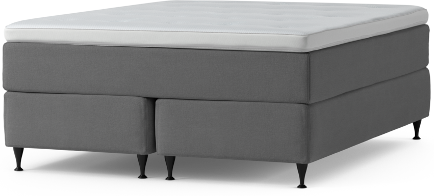 Delux Exclusive - Kontinentalsäng, dubbelsäng med bäddmadrass och sängben