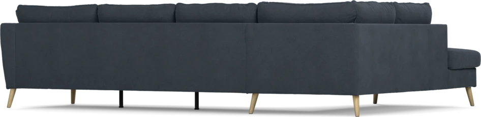County - 3-sits soffa med divan vänster - Blå