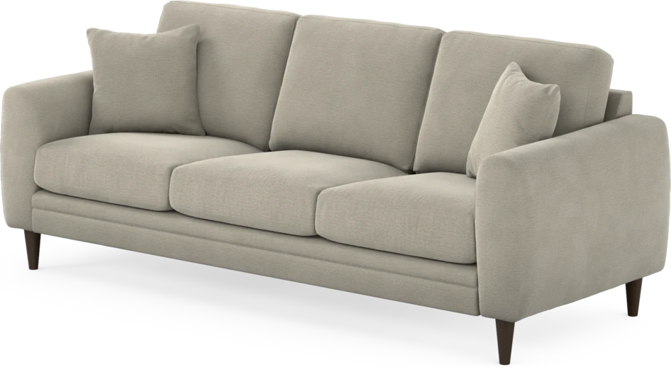 Eden - 3-sits soffa - Brun