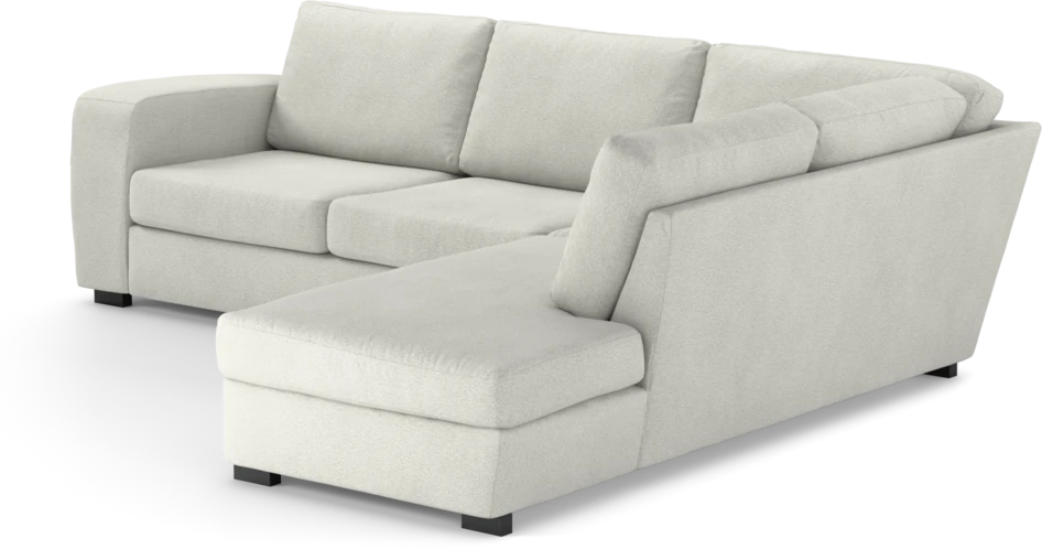 Friday - 2,5-sits soffa med divan höger - Vit
