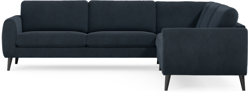 Bridge - Hörnsoffa, 3+3-sits - Blå