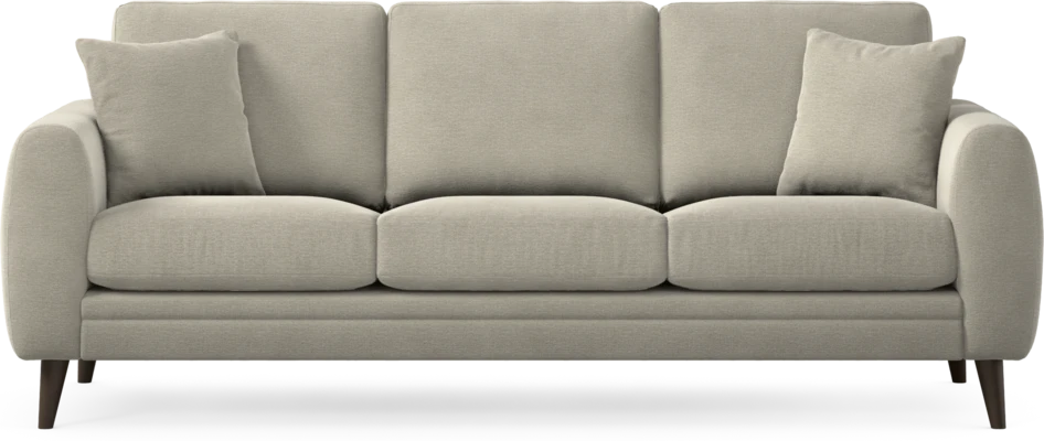 Eden - 3-sits soffa - Brun