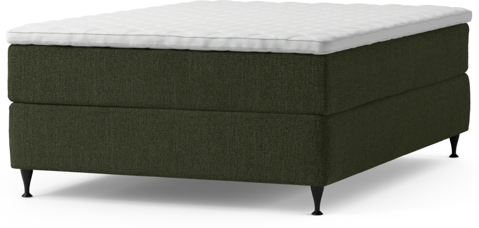 Delux Exclusive - Kontinentalsäng, enkelsäng 140 cm med bäddmadrass och sängben