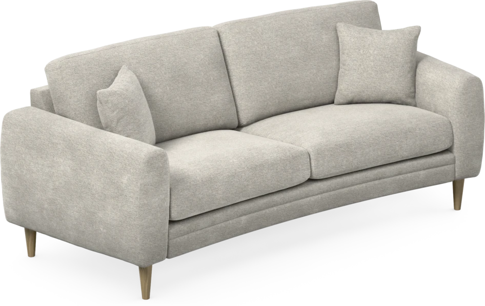 Eden - 2,5-sits soffa svängd - Grå