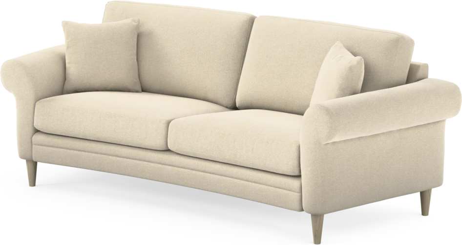 Eden - 2,5-sits soffa svängd - Beige