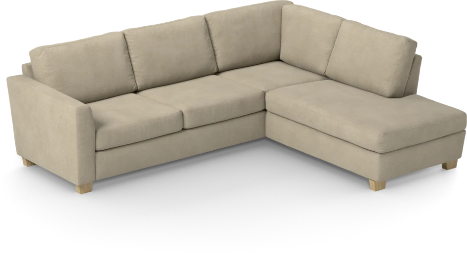 Friday - 2,5-sits soffa med divan höger - Beige