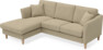 Eden - 2-sits soffa med schäslong - Beige
