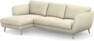 Madison Lux - 2-sits soffa med schäslong vänster - Vit