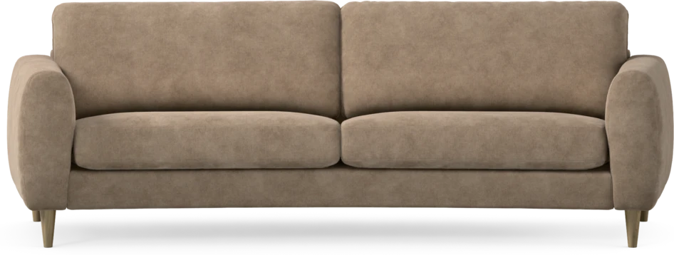 Bridge - 3-sits soffa svängd - Beige