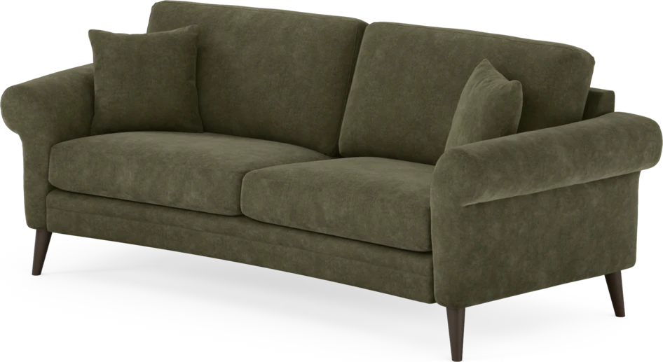 Eden - 2,5-sits soffa svängd - Grön