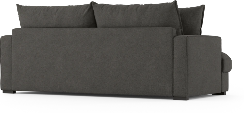 Mila - 3-sits soffa, hel dyna - Brun