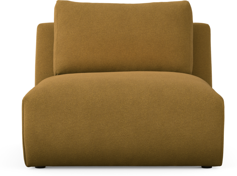 Free - 1,5-sits utan armstöd - Gul