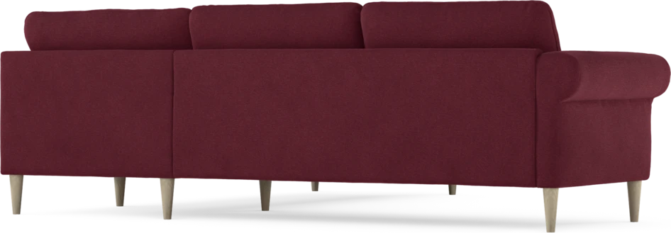 Bridge - Hörnsoffa, 2+2-sits - Röd
