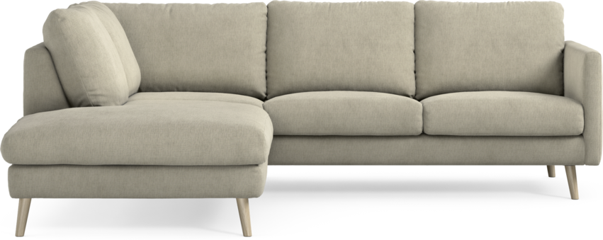 Madison Lux - 2-sits soffa med divan vänster - Beige