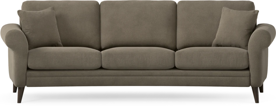 Eden - 3-sits soffa svängd - Beige
