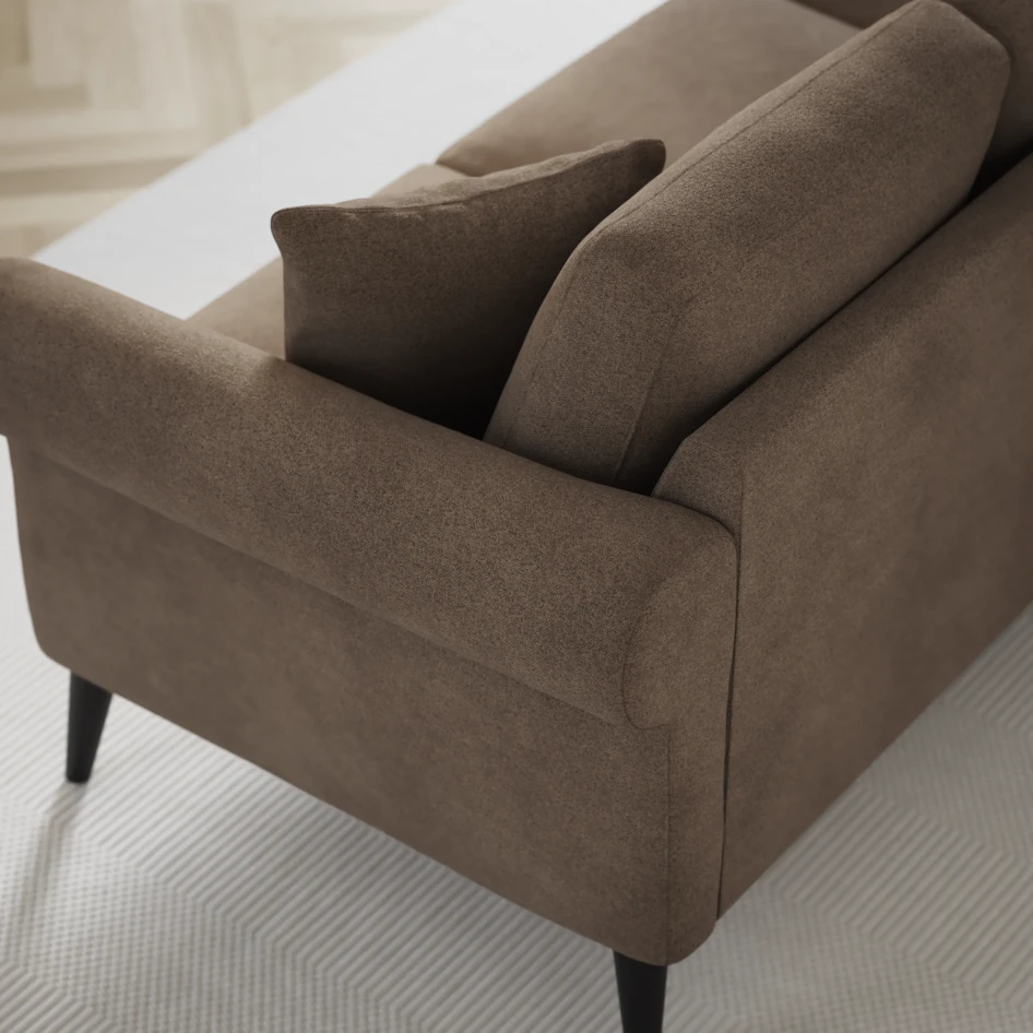 Eden - 2,5-sits soffa - Brun