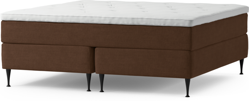 Delux Dream - Kontinentalsäng, dubbelsäng med bäddmadrass och sängben