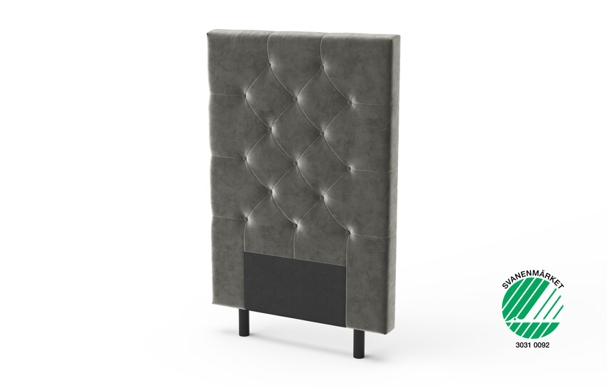 Sense - Sänggavel, B 90-140 cm - Grå