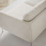 Madison Lux - 3-sits soffa med divan höger - Vit